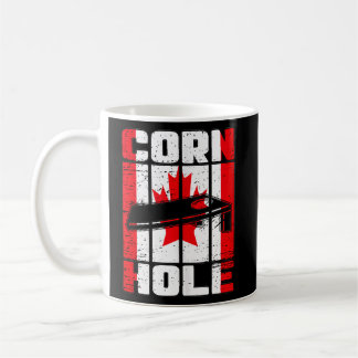 Cornhole board bags Canada flag Canadian men wome Coffee Mug