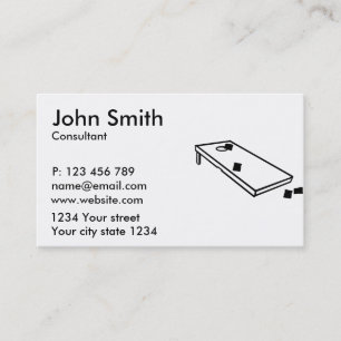 Cornhole Business Card