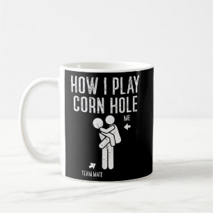 Cornhole Corn Hole Vintage Retro Coffee Mug