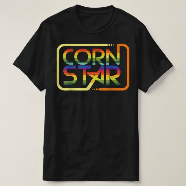 Cornhole Corn Star Tee Cornhole Tee (Design Front)