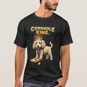 Cornhole Design For Men Dad Cornhole King Cornhole T-Shirt