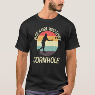 Cornhole Designs For Girls Kids Bean Bag Toss Play T-Shirt
