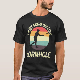 Cornhole Designs For Men Women Bean Bag Toss Playe T-Shirt