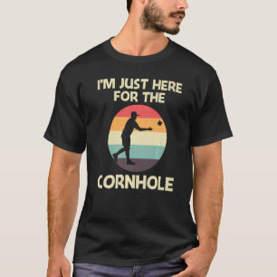 Cornhole Designs For Men Women Bean Bag Toss Playe T-Shirt