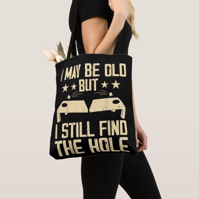 Cornhole Dummy Boards Lawn Players   Tote Bag (Close Up)