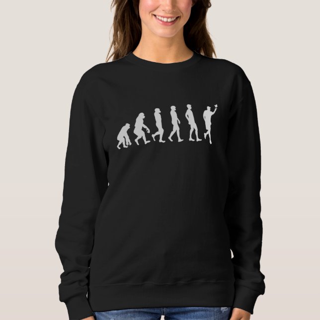 Cornhole Evolution Cornhole Player 1 Sweatshirt (Front)