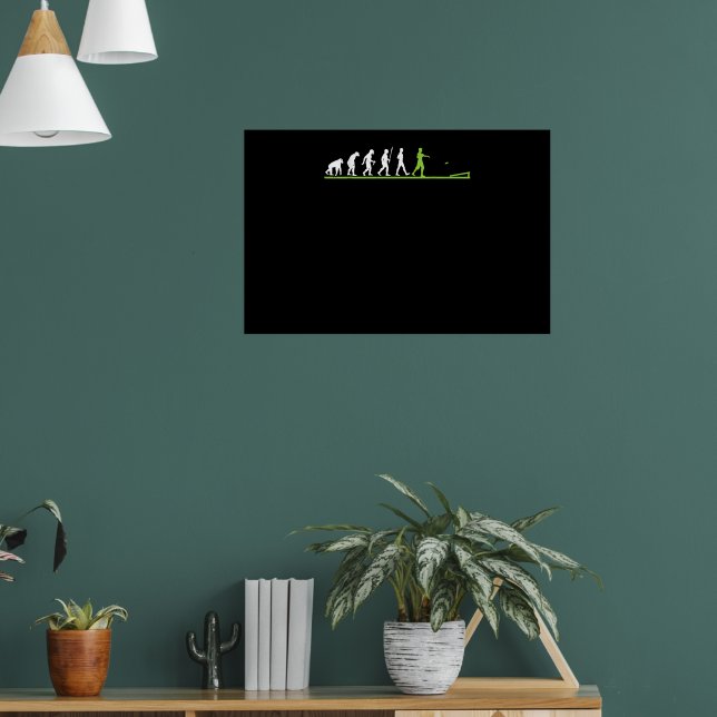 Cornhole Evolution Funny Corn Hole Gift Poster (Living Room 1)