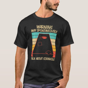 Cornhole For Men Women Sack Toss Game Bean Bag Pla T-Shirt