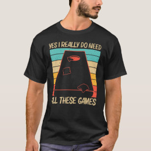 Cornhole For Men Women Sack Toss Game Bean Bag Pla T-Shirt