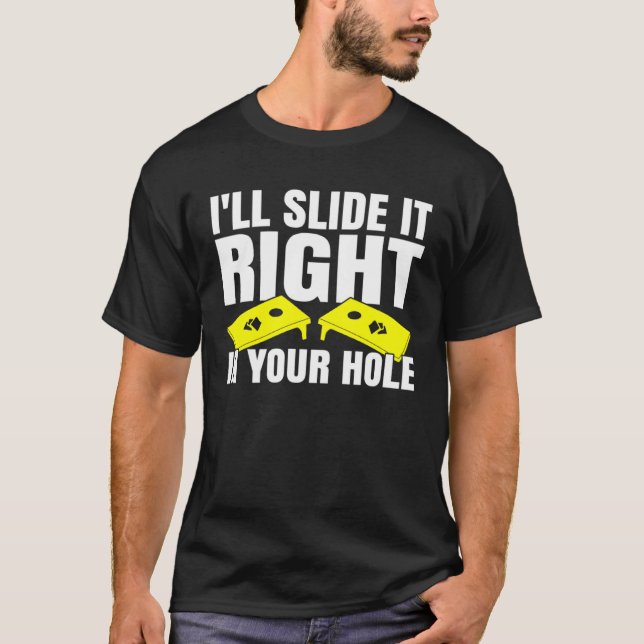Cornhole for Sack Toss Cornhole Game T-Shirt (Front)