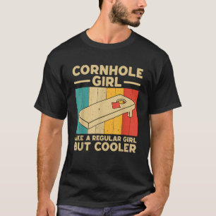 Cornhole Girl Funny Cornhole Lover Graphic For T-Shirt