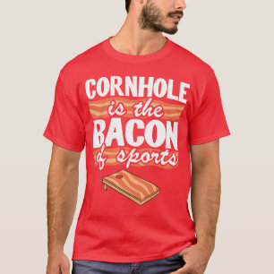 Cornhole Ishe Bacon Of Sports Corn Hole Joke retro T-Shirt