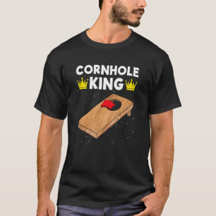 Cornhole KIng Cornhole Team Bean Bag Cornhole T-Shirt