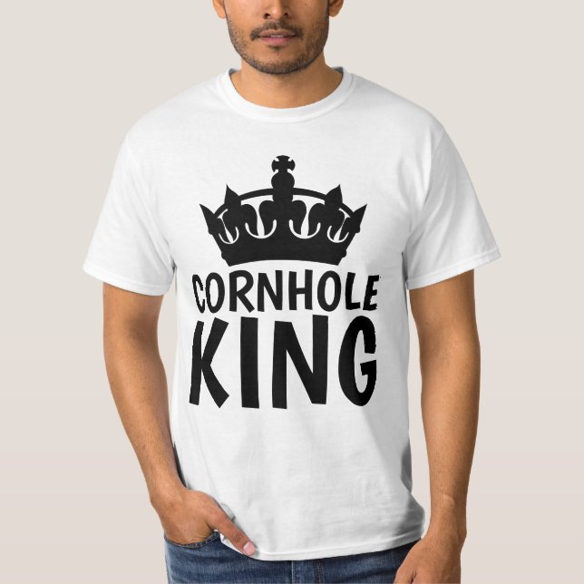 CORNHOLE KING T-shirts (Front)
