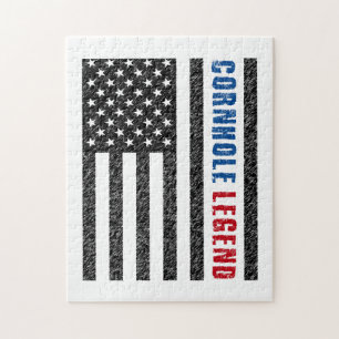Cornhole Legend USA Jigsaw Puzzle