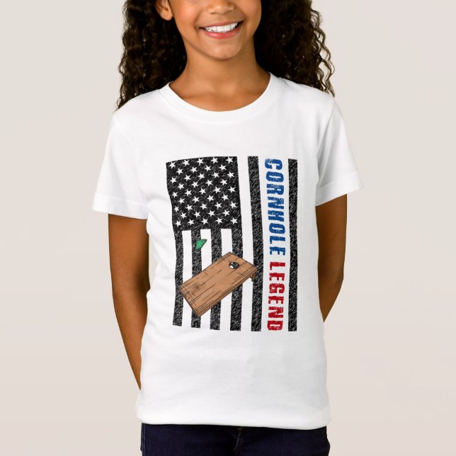 Cornhole Legend USA T-Shirt (Front)