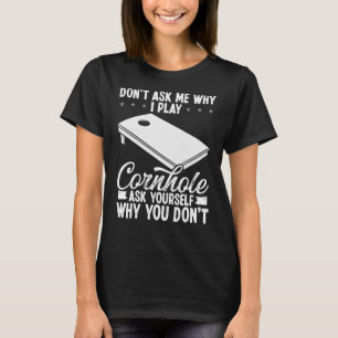 Cornhole Player Tosser Throwing Cornhole Team T-Shirt