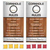 Cornhole Rules Customised