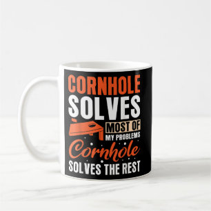 Cornhole solves most of my problems Cornhole Coffee Mug