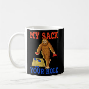 Cornhole Teams Gifts Your Hole is My Goal Coffee Mug