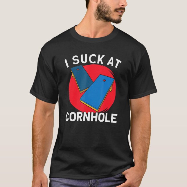 Cornhole Throwing Cornhole player Cornhole T-Shirt (Front)