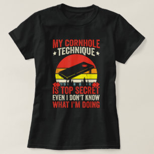 Cornhole Toss Game Funny Cornhole Player T-Shirt