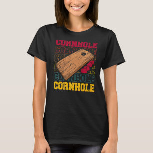 Cornhole Tournament Cornhole Game Us Family Sport T-Shirt