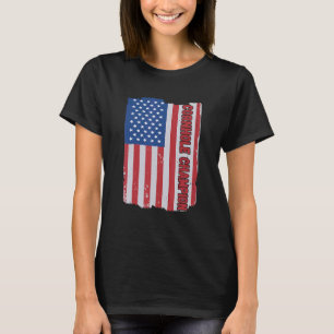 Cornhole Trophy Champion Bean Bag Cornhole Player T-Shirt