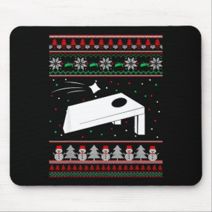 Cornhole Ugly Christmas Sweater Pajama For Men Wom Mouse Mat