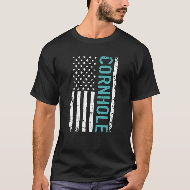 Cornhole USA T-Shirt (Front)