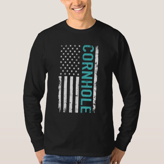Cornhole Usa T-Shirt (Front)