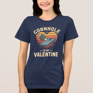 Cornhole Valentine - Bag Toss Crew Tee