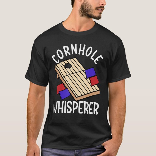 Cornhole Whisperer  Corn Hole T-Shirt (Front)