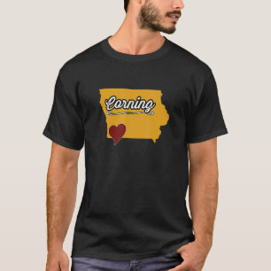 CORNING IOWA IA USA Cute Souvenir Merch US City T-Shirt