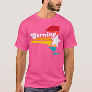 Corning New York Vintage Distressed Souvenir 2 T-Shirt