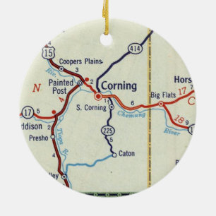 Corning NY Ceramic Tree Decoration