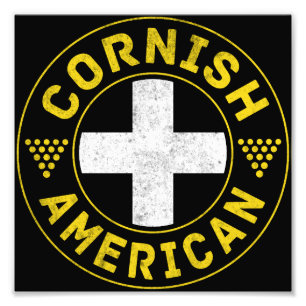 Cornish American Flag Photo Print