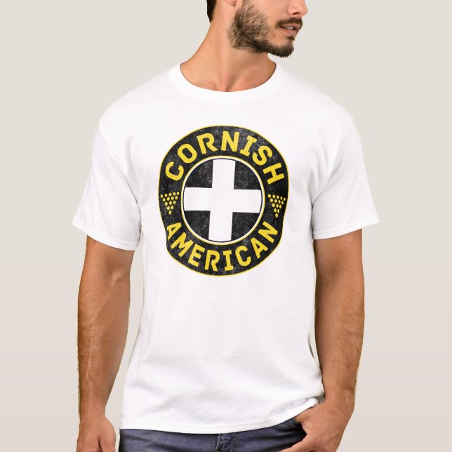 Cornish American Flag Tee (Front)