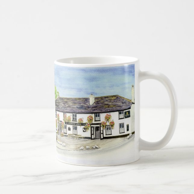 'Cornish Arms (Hayle)' Mug (Right)