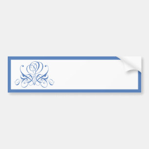 Cornish Blue Rose Bumper Sticker