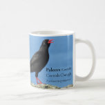 Cornish Choughs (Palores) Pyrrhocorax pyrrhocorax  Coffee Mug<br><div class="desc">Customisable photos of Cornwall’s beauty, this one a stunning photograph of two choughs captured on a sunny morning on the rugged coastline near Lands' End on Cornwall's North Coast at the tip of Penwith. Cornish Choughs (Pyrrhocorax pyrrhocorax), known as Palores in the Cornish language, are coastal birds with distinctive orange-red...</div>