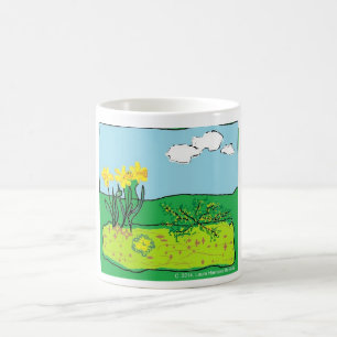 Cornish Daffodil, Primrose and Gorse Mug