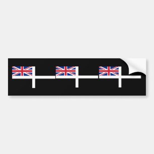 Cornish Ensign, United Kingdom Bumper Sticker