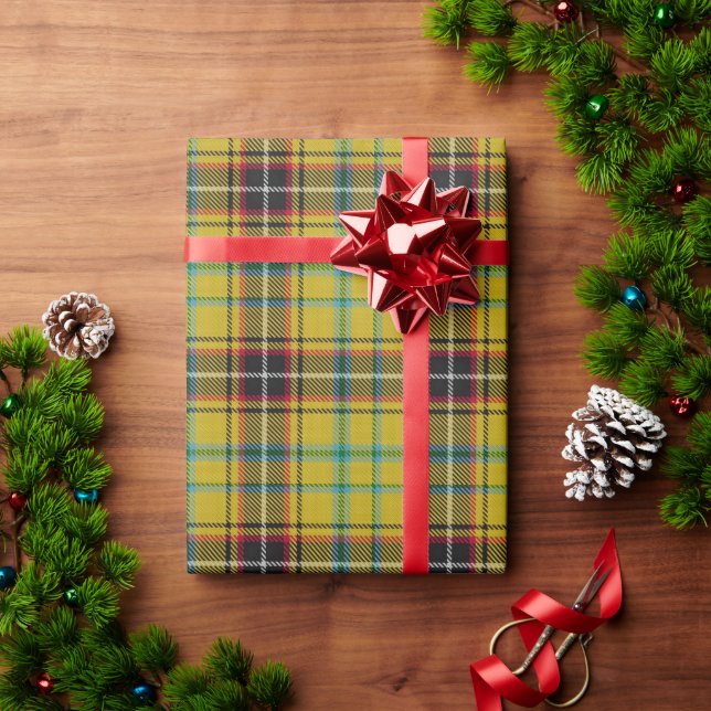 Cornish Family Tartan - Christopher Wrapping Paper (Holiday Gift)