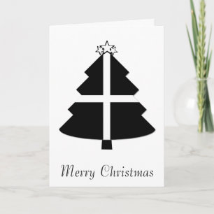 Cornish Flag Christmas Tree Holiday Card