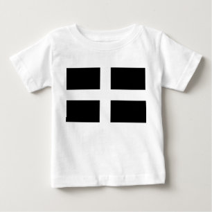Cornish Flag (Cornwall) (County of England, UK) Baby T-Shirt