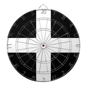 Cornish Flag (Cornwall) (County of England, UK) Dartboard