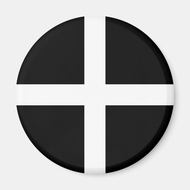 Cornish Flag (Cornwall) (County of England, UK) Magnet (Front)