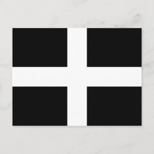 Cornish Flag (Cornwall) (County of England, UK) Postcard