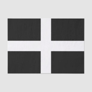Cornish Flag (Cornwall) (County of England, UK) Tissue Paper